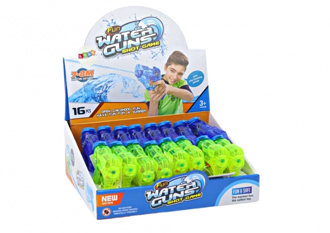 Mini Water Gun - Green and Navy