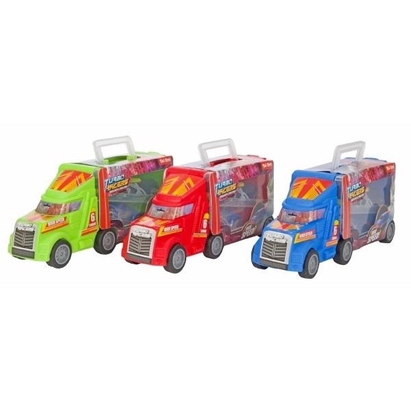 Race Car Transport Truck Set