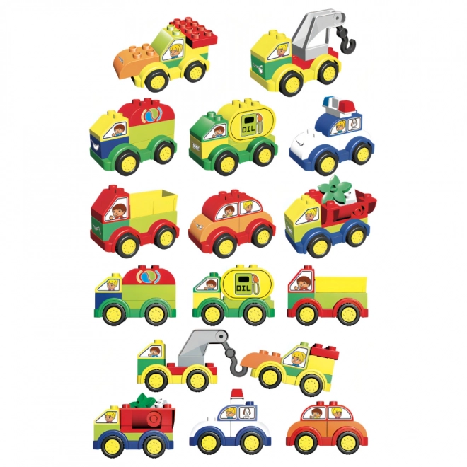 Building Blocks Set for Kids Compatible with Cars Theme