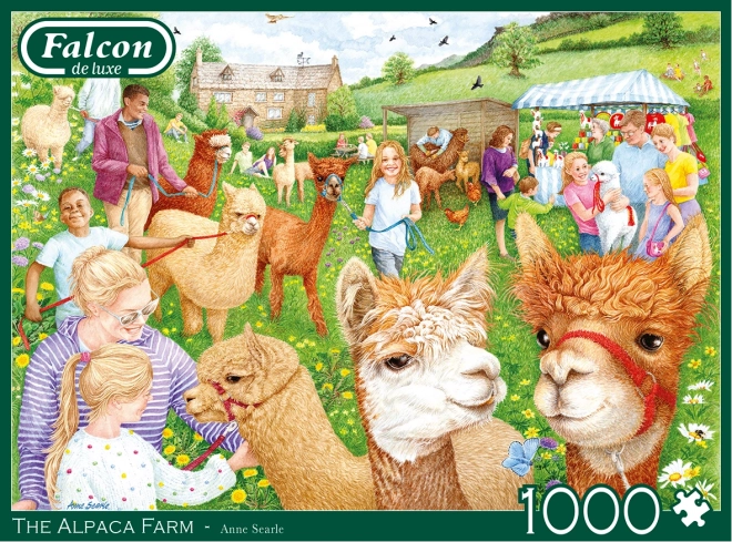 Falcon Puzzle with Alpacas 1000 Pieces