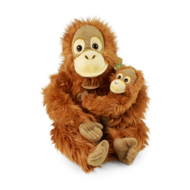 Plush Orangutan with Baby Eco-Friendly