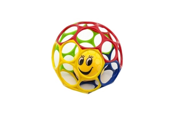 Squeezable Soft Plastic Ball with Rattle