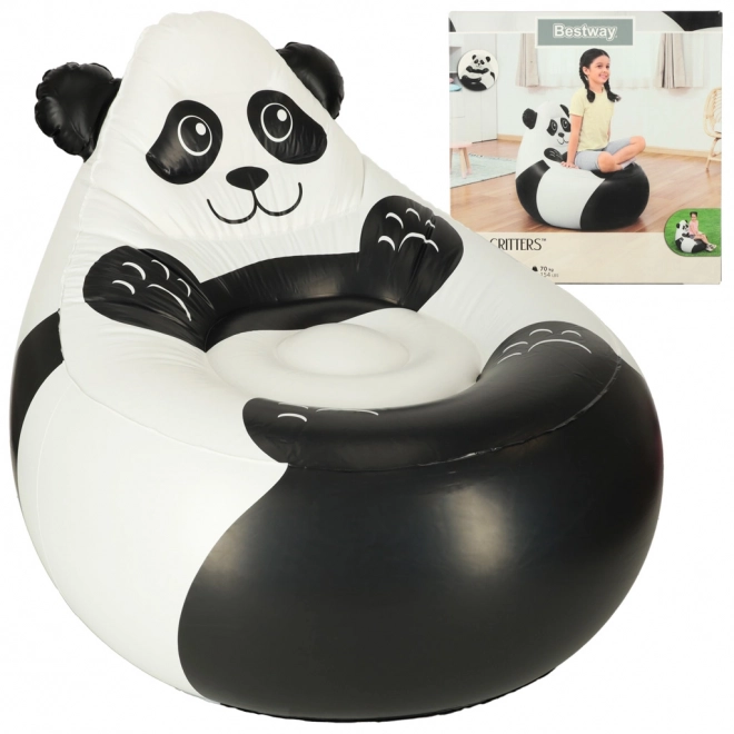 Inflatable Panda Kids Bean Bag Chair