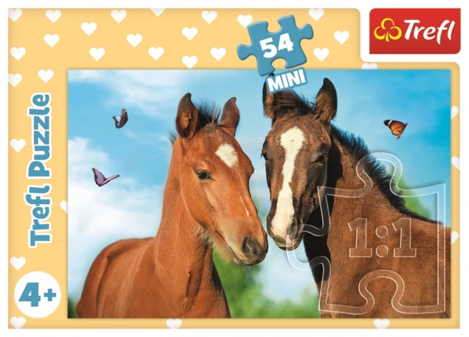 Trefl Cute Animals Pair of Horses 54 Pieces Puzzle