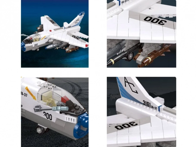 Assault Aircraft Construction Blocks Set