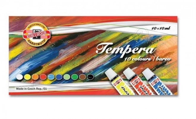 Koh-i-Noor Tempera Paints Set 10x10ml