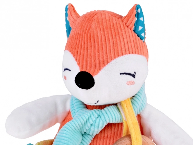 Charming Fox Stroller Toy and Rattle for Baby