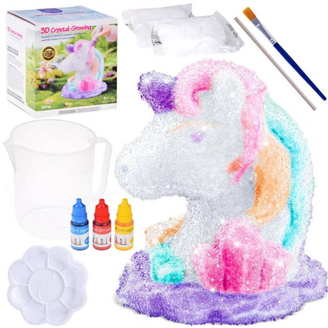 Magical Unicorn Crystal Growing Kit with Paint