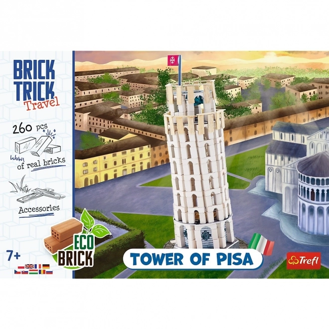 Trefl Brick Trick Travel: Leaning Tower of Pisa Set