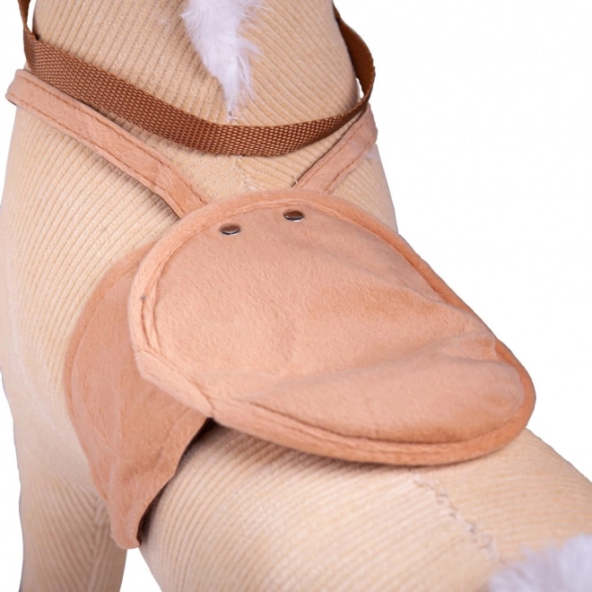 Wooden Rocking Horse Beige