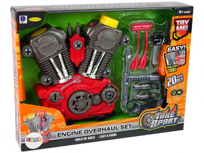 Toy Engine Set for Young Mechanics