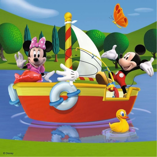 Puzzle RAVENSBURGER Clubhouse di Topolino 3x49 pezzi