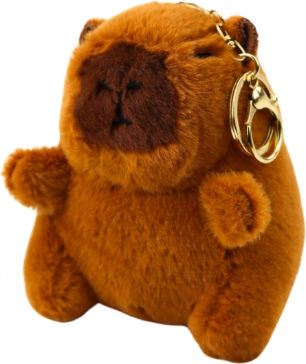 Urban school backpack with capybara beige