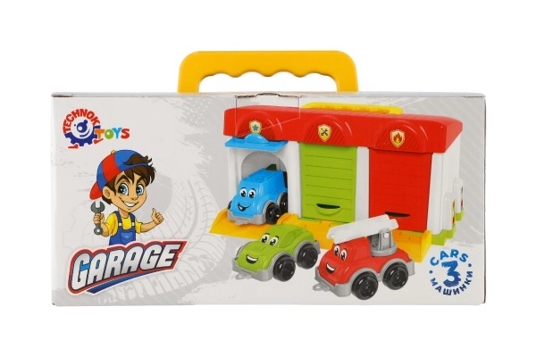 Toy Garage with Cars and Accessories