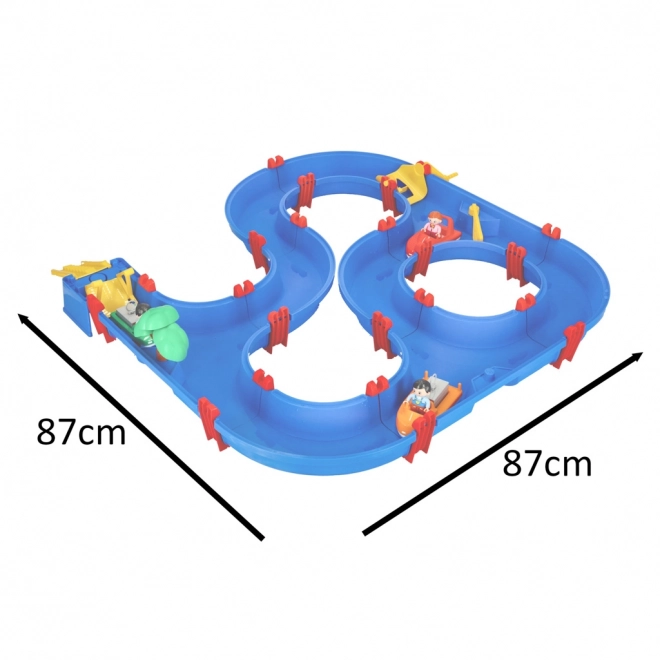 Water Track Garden Sandbox Toy 64 Pieces