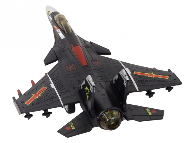 Friction-Powered Fighter Jet Model