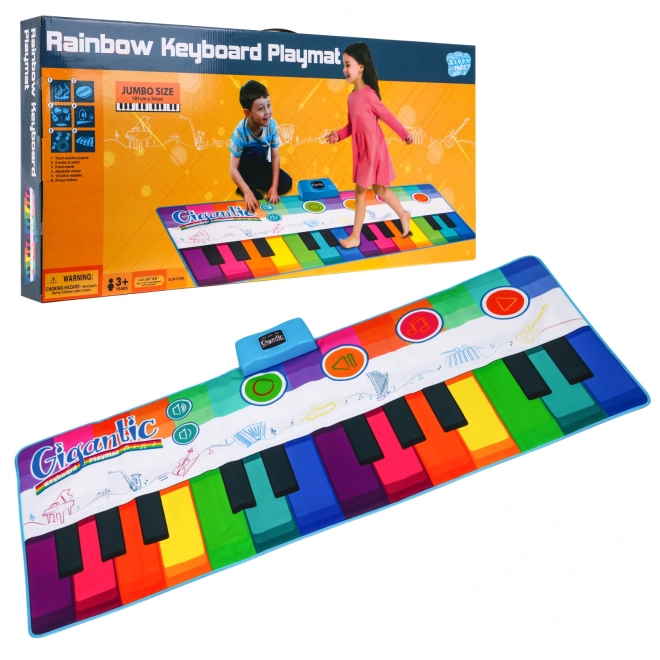 Large Musical Mat Colorful Keyboard