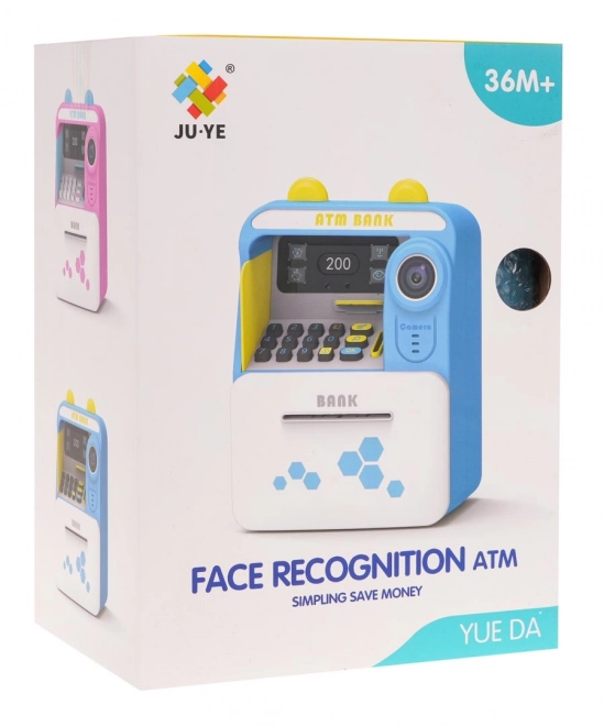 Interactive ATM Piggy Bank with Face ID