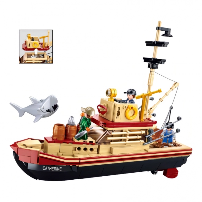 Fisherman's Boat Catherine Building Set