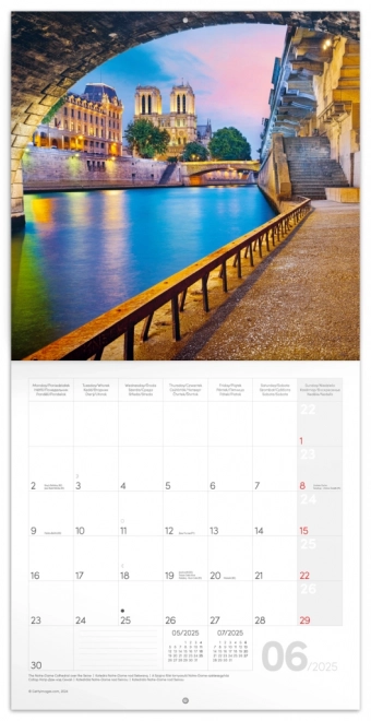 Notique Paris 2025 Note Calendar