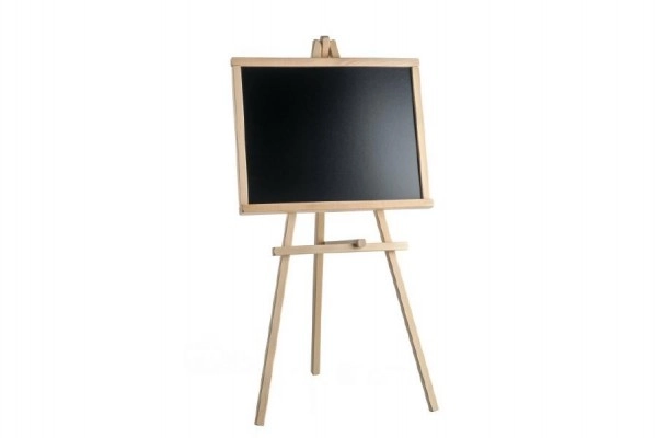 Wooden Easel Chalkboard 88x46 cm