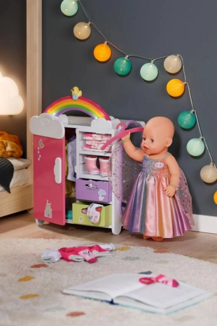 Szivárványos szekrény BABY born babáknak