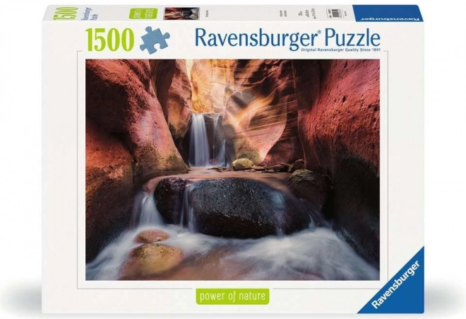 Ravensburger Waterfall in Red Canyon Puzzle 1500 Pieces