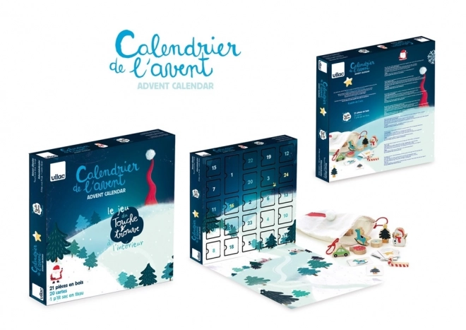 Vilac Christmas Touch And Find Advent Calendar