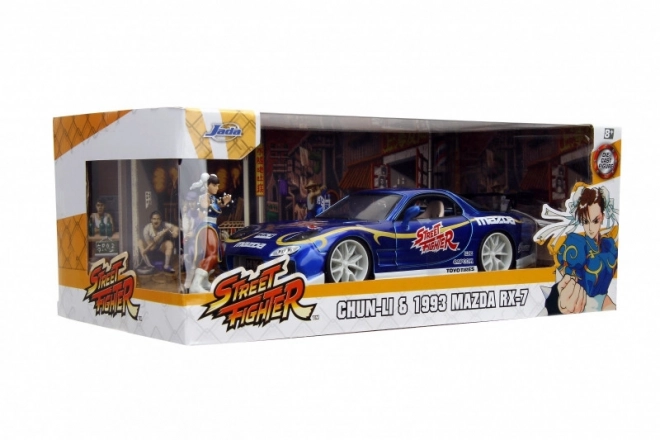 Street Fighter 1993 Mazda RX7 Model by Jada Toys