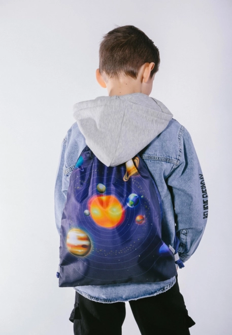 Baagl School Backpack Set - Airy Planets