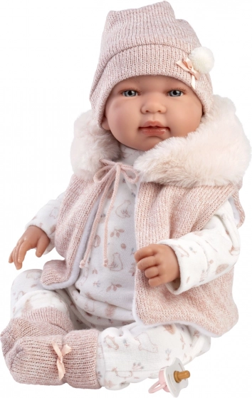 Llorens New Born realistic baby doll with sounds