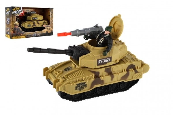 Military Toy Set with Soldier and Tank