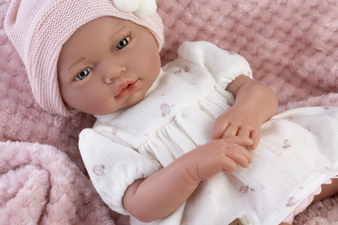 Realistic Baby Doll with Soft Cloth Body 38 cm