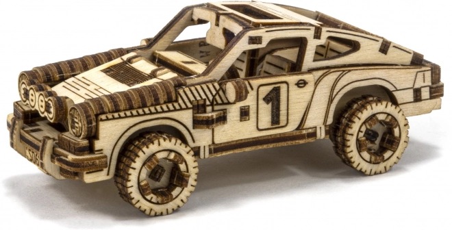 Wooden 3D Puzzle Rally Car Model