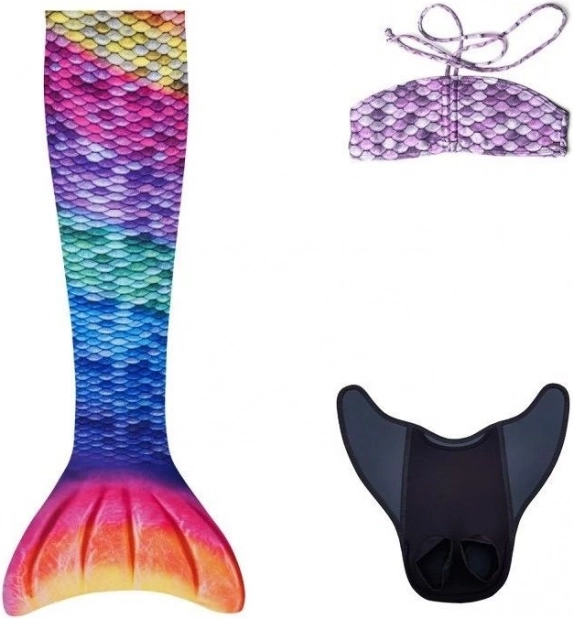 Rainbow scale design for a WOW effect