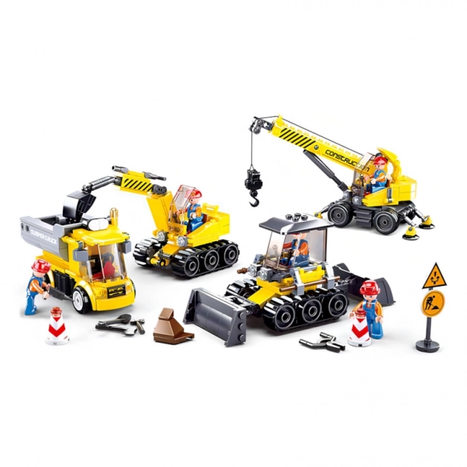 Sluban Town Construction Site Playset