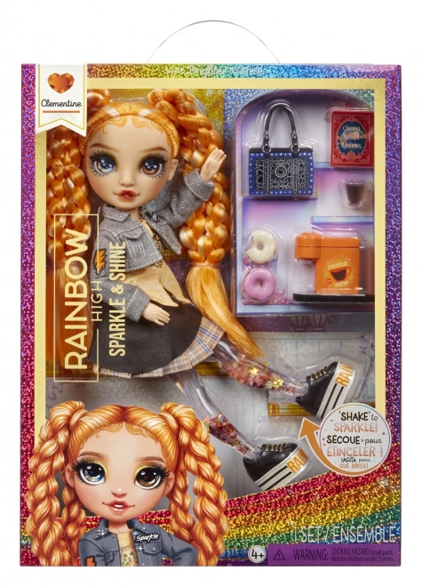 Rainbow High Sparkle & Shine Fashion Doll - Clementine