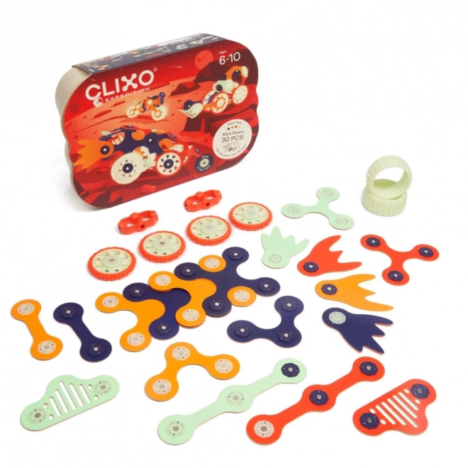 Clixo Mars Rovers Magnetic Building Set