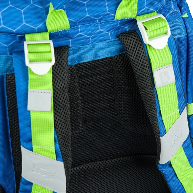 Lightweight School Backpack Airy with Football Design