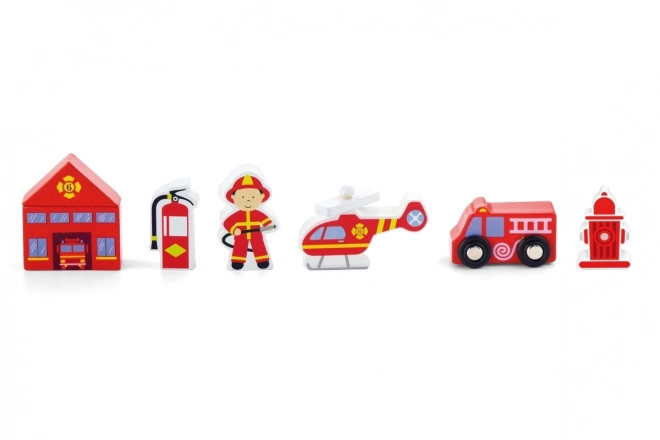 Wooden Firefighter Figures