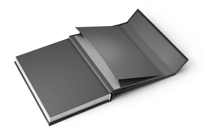 Copertine rigide e chiusura magnetica