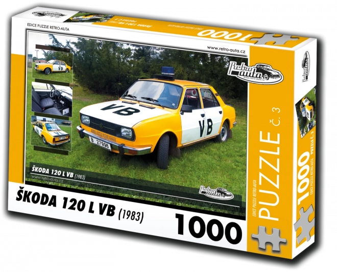 Puzzle RETRO-AUTA Škoda 120 L VB 1000 elementów