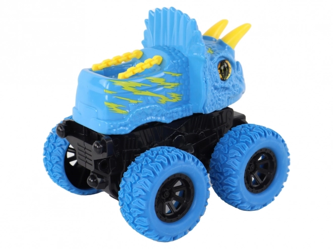 Triceratops Friction-Driven Toy Vehicle Blue