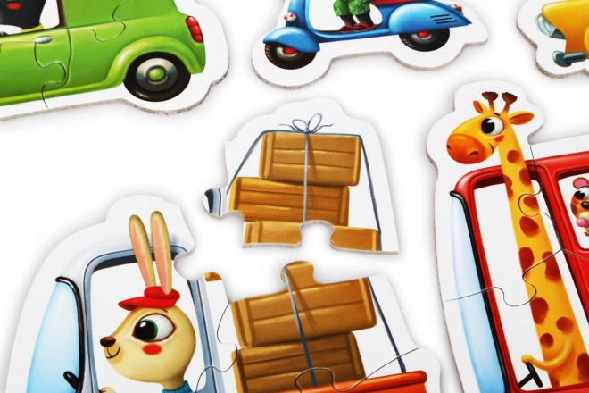 Puzzlika Cars 5-in-1 Puzzle Set