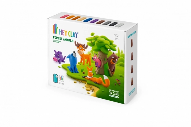 Hey Clay Forest Animals Modeling Clay Set