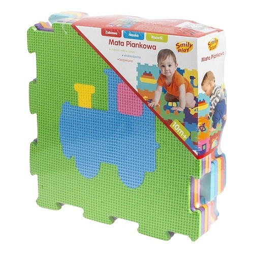 Colorful Foam Play Mat Vehicles