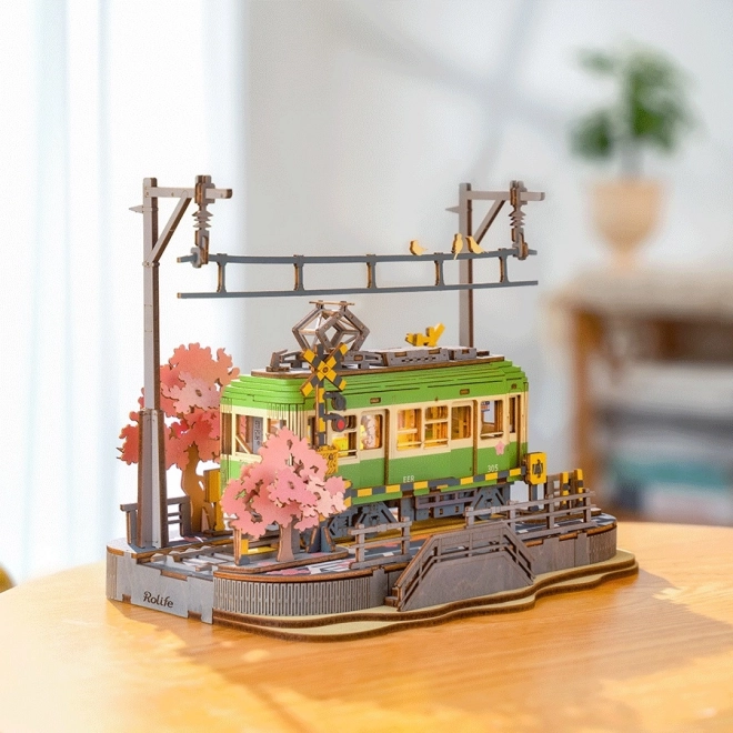 3D Wooden Puzzle Sakura Station