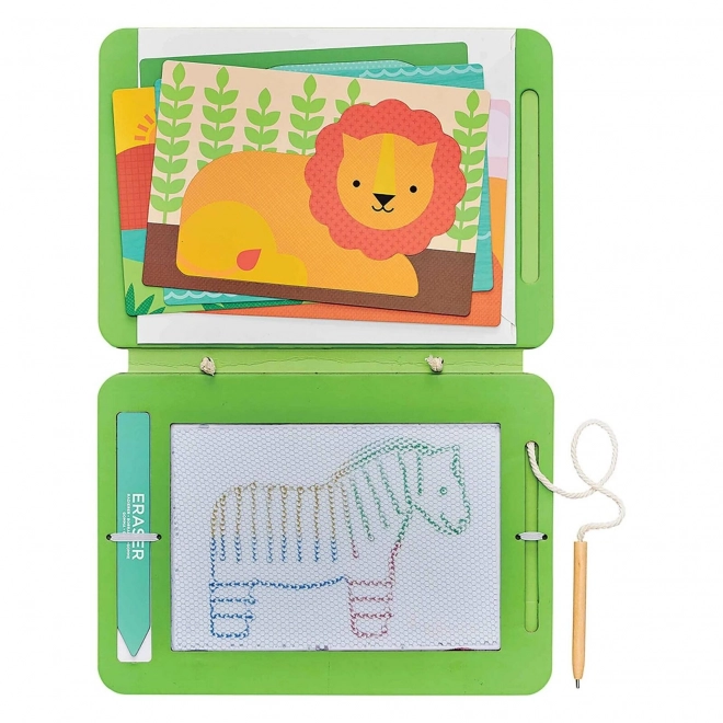 Magnetic Drawing Board with Wild Animals