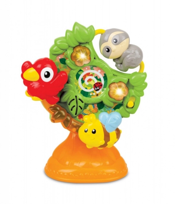 Interactive Animal Tree Toy with Suction