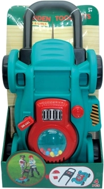 Kindergrasmaaier met helm en jerrycan WOOPIE